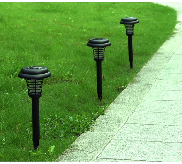 Solar Mosquito Lamp Outdoor Insecticidal the Insecticidal Lamp Mosquito Killer Mosquito Killer Battery Racket Mosquito Lamp Lawn Lamp