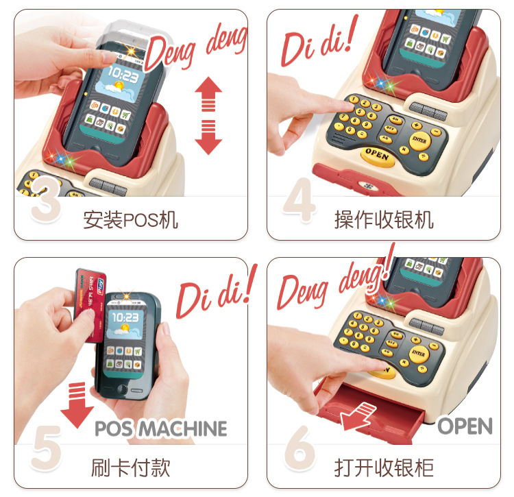 Xiaomingxing Children Play House Supermarket Toy Simulation Cash Register Shelf Shopping Cart Toy Set One Product Dropshipping Xiaomingxing Children Play House Supermarket Toy Simulation Cash Register Shelf Shopping Cart Toy Set One Product Dropshipping