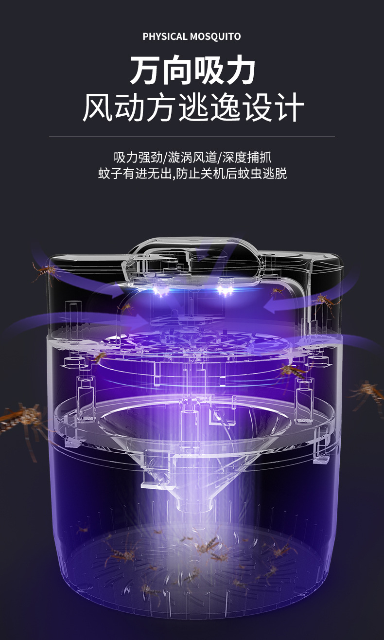 New Photocatalyst Electric Mosquito Lamp Mosquito Killing Lamp USB Household Fly Suction Mosquito Repellent Led Mosquito Killer Mosquito Trap Lamp Mosquito Killer New Photocatalyst Electric Mosquito Lamp Mosquito Killing Lamp USB Household Fly Suction Mosquito Repellent Led Mosquito Killer Mosquito Trap Lamp Mosquito Killer