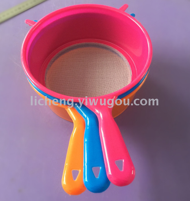 Plastic rice flour sieve strainer spoon noodle colander strainer