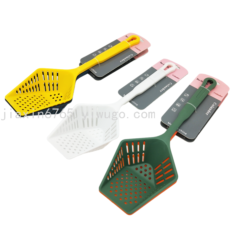 Kitchen Tools  Pp Plastic Ice Shovel Strainer Colander Water Filter Drain Slotted Turner