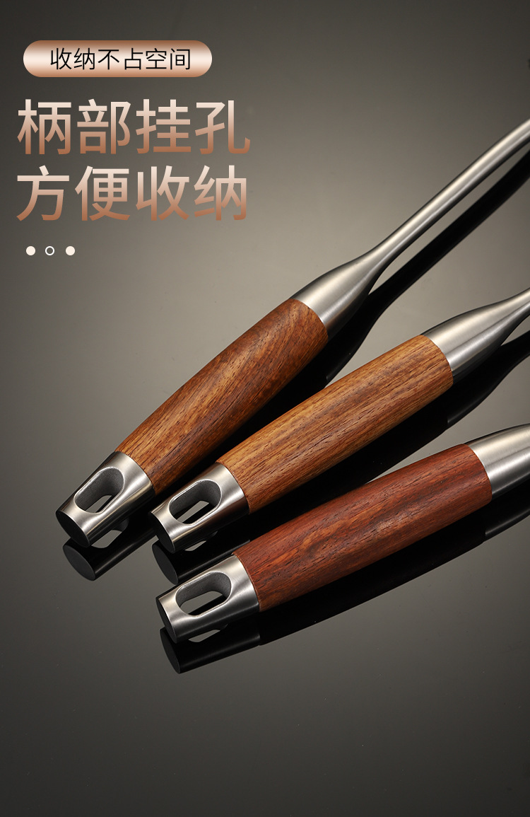 Stainless Steel 304 Rosewood Kitchenware Spatula Cooking Spatula Soup Spoon Colander Cooking Spatula Set Factory Wholesale Stainless Steel 304 Rosewood Kitchenware Spatula Cooking Spatula Soup Spoon Colander Cooking Spatula Set Factory Wholesale