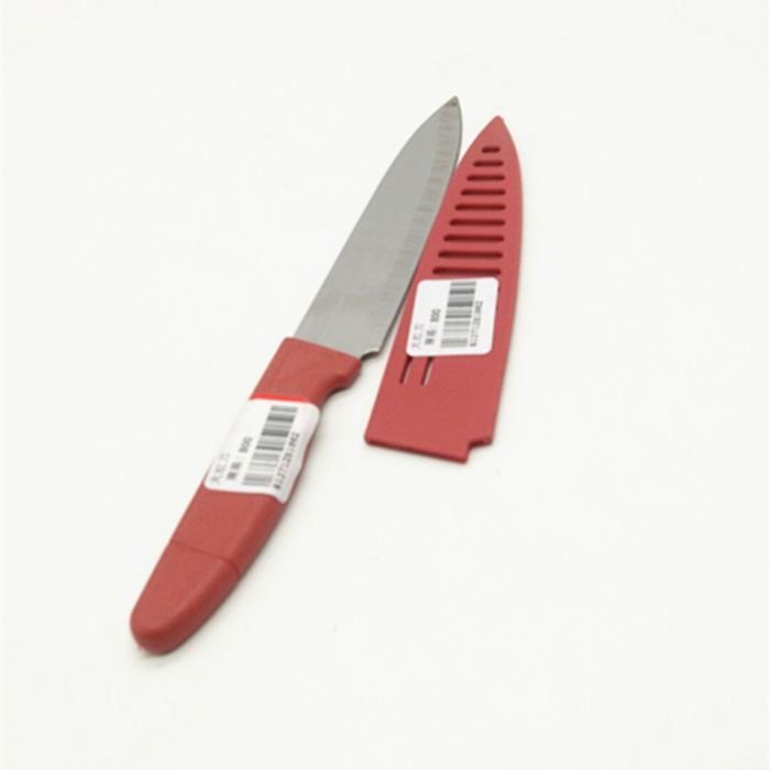 Red stainless steel paring knife quality fruit knife knives set fruit knives