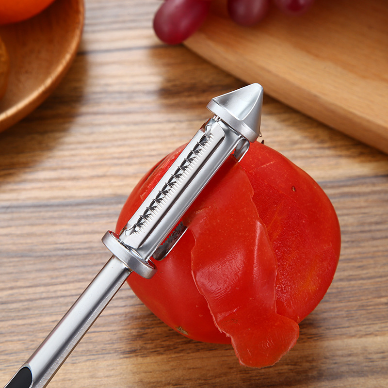 Douyin Online Influencer Same Peeler Peeling Knife Fruit Planer Kitchen Potato Apple Multifunction Paring Knife Lot