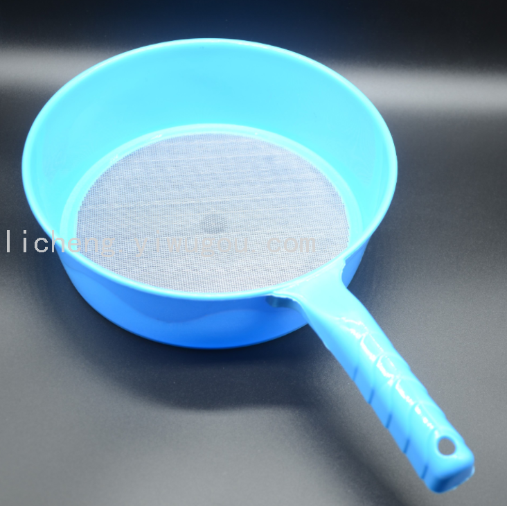Handle Strainer Kitchen Tools Plastic Colander Flour Screening Mesh Export Kitchen Baking Tools Wive-Screen Ladle Handle Strainer Kitchen Tools Plastic Colander Flour Screening Mesh Export Kitchen Baking Tools Wive-Screen Ladle