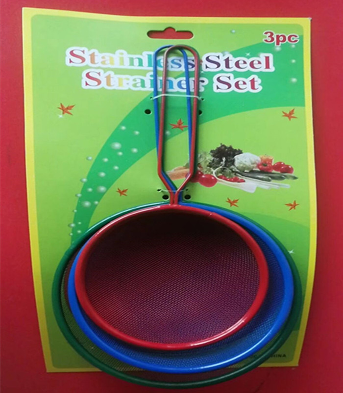 Black Handle Line Leakage Stainless Steel Mesh Colander over Water Spoon Deep Frying Spoon Noodle Fishing Filter Spoon Line Leakage Black Handle Line Leakage Stainless Steel Mesh Colander over Water Spoon Deep Frying Spoon Noodle Fishing Filter Spoon Line Leakage