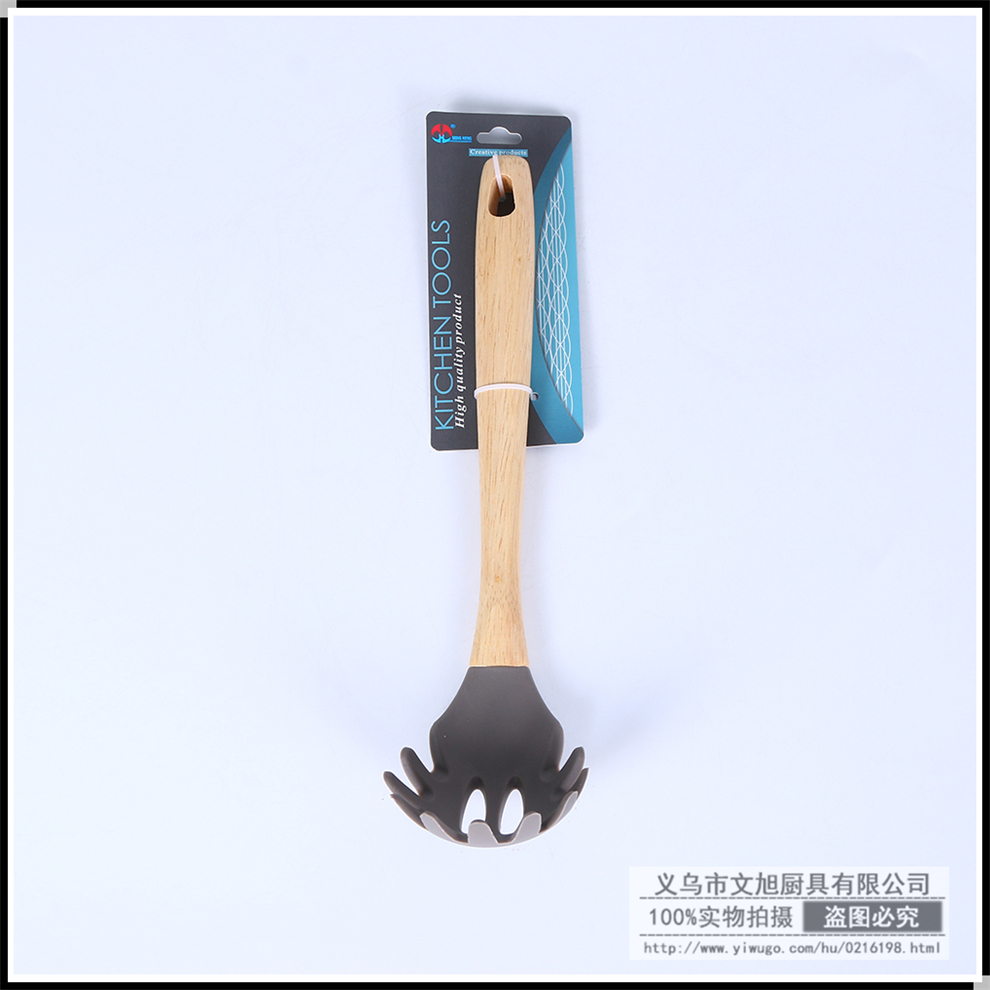 Wooden Handle Non-Stick Spatula Spatula Silicone Kitchenware High Temperature Resistant Oil Brush Cooking Spoon and Shovel Spatula Colander Factory Direct Sales Wooden Handle Non-Stick Spatula Spatula Silicone Kitchenware High Temperature Resistant Oil Brush Cooking Spoon and Shovel Spatula Colander Factory Direct Sales