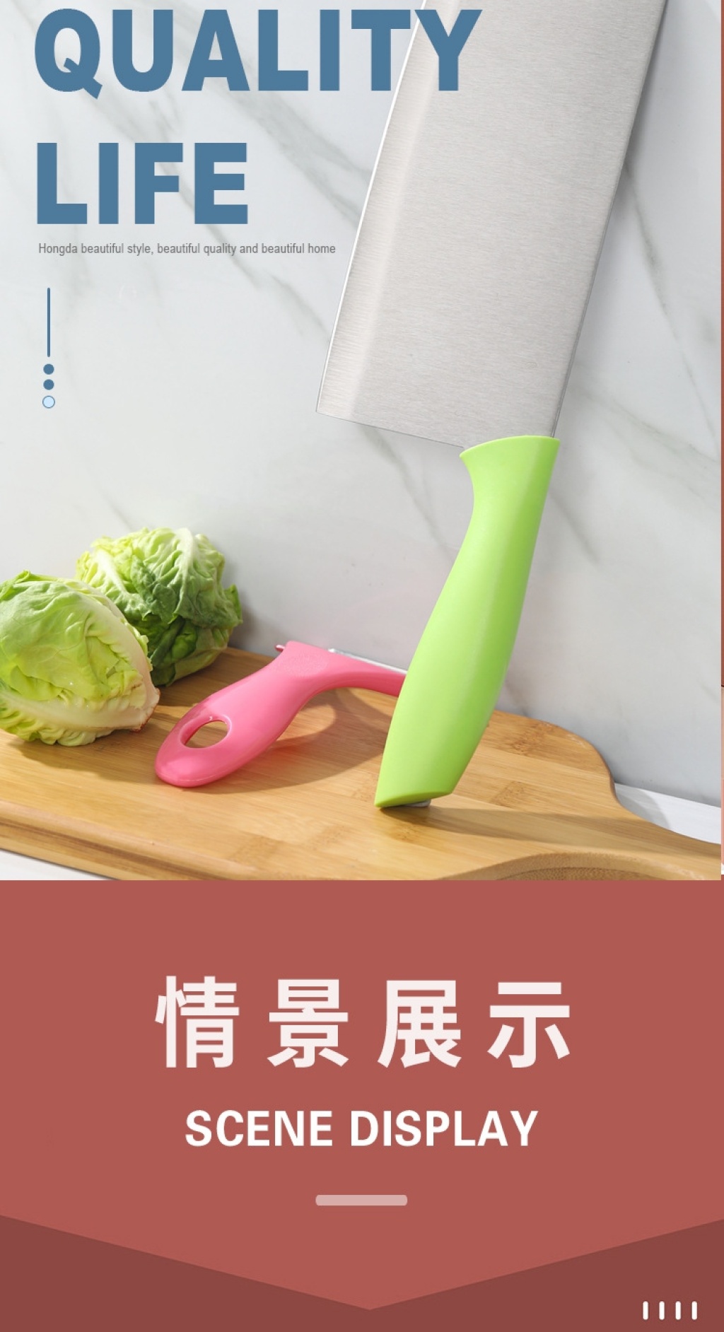 Stainless Steel Kitchen Knives Household Paring Knife Two-Piece Sharp Vegetable Cutting Knife Yangjiang Chef Slicing Knife