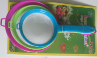 New Plastic Colander Wide Brim Strainer 3-Piece Set Oil Leakage Hot Pot Slotted Ladle Line Leakage Colander Factory Direct Sales