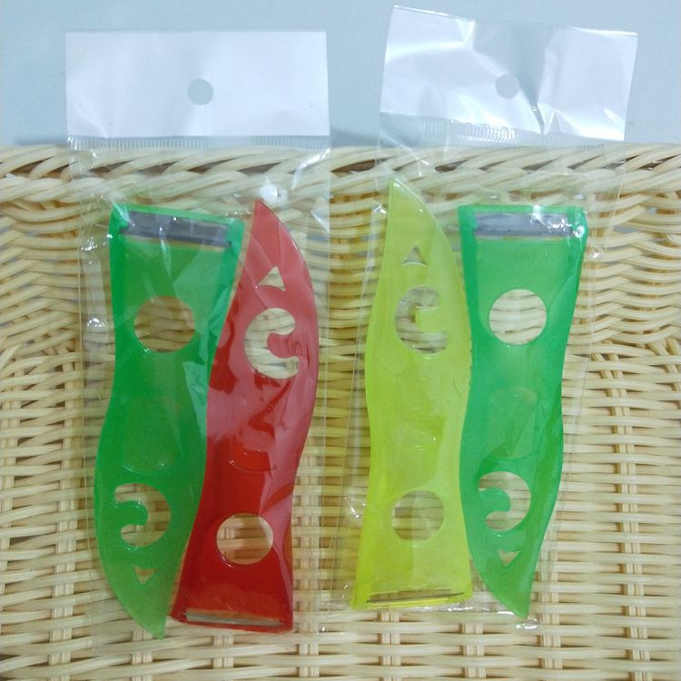 2 Pack Peeler Suit 1 Yuan Shop Peeler Melon and Fruit Paring Knife Plastic Peeler Peeler