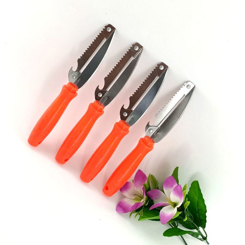 Multifunctional Paring Knife Fruit Knife Metal Peeler Kitchen Gadget Marvelous Apple Peeler Vegetable and Fruit Peeling