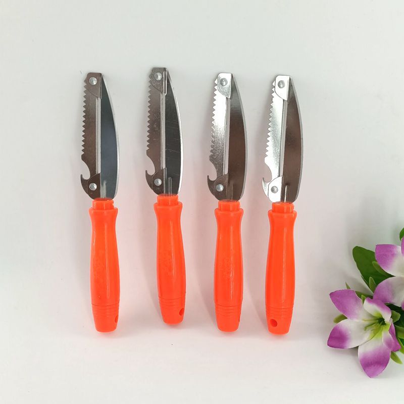 Multifunctional Paring Knife Fruit Knife Metal Peeler Kitchen Gadget Marvelous Apple Peeler Vegetable and Fruit Peeling