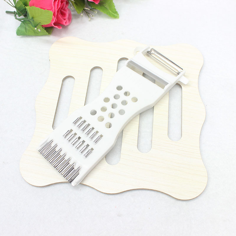 White multi-function fruit fruit paring knife Planer Planer planing fruit peeler dollar wholesale