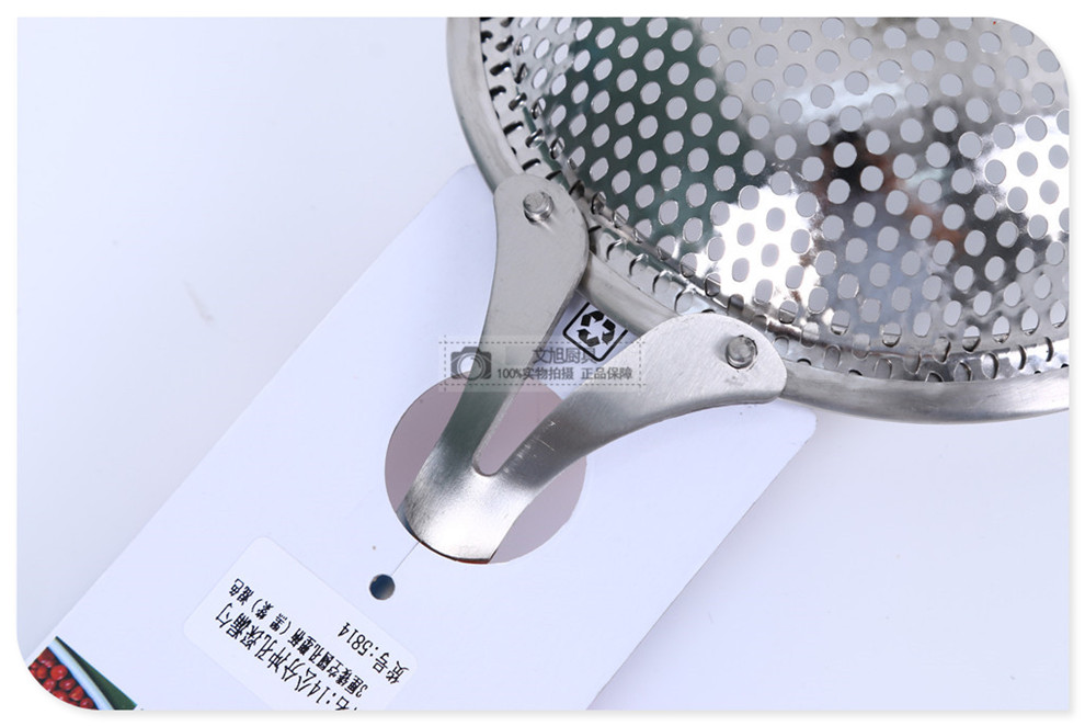 Stainless Steel Large Hole Colander Hot Pot Shell Leakage Kitchen Fried Colander Punching Colander Hot Pot Restaurant Wive-Screen Ladle Stainless Steel Large Hole Colander Hot Pot Shell Leakage Kitchen Fried Colander Punching Colander Hot Pot Restaurant Wive-Screen Ladle