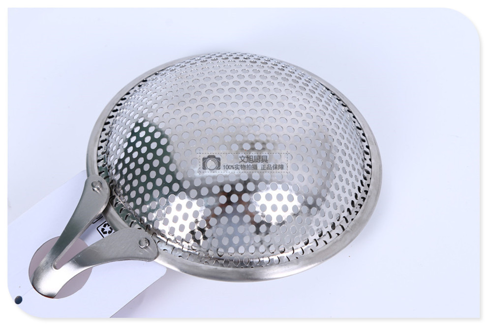 Stainless Steel Large Hole Colander Hot Pot Shell Leakage Kitchen Fried Colander Punching Colander Hot Pot Restaurant Wive-Screen Ladle Stainless Steel Large Hole Colander Hot Pot Shell Leakage Kitchen Fried Colander Punching Colander Hot Pot Restaurant Wive-Screen Ladle