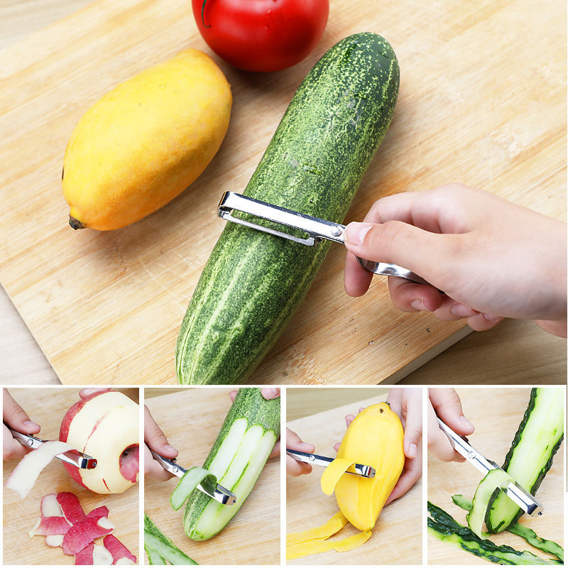 6-Piece Set/2-Piece Set Multifunctional Paring Knife Potatoes Grater Kitchen Supplies Fruit Knife Marvelous Apple Peeler