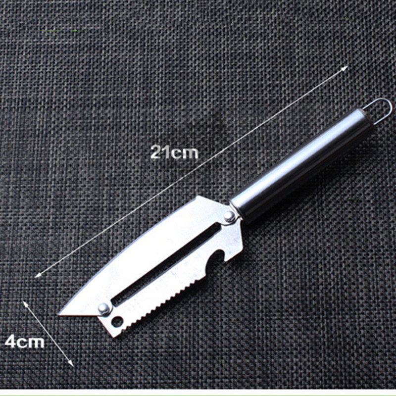 Factory Direct Sales Multifunctional Paring Knife Stainless Steel Four-Purpose Peeler 2 Yuan Store Supply Daily Necessities Wholesale Factory Direct Sales Multifunctional Paring Knife Stainless Steel Four-Purpose Peeler 2 Yuan Store Supply Daily Necessities Wholesale