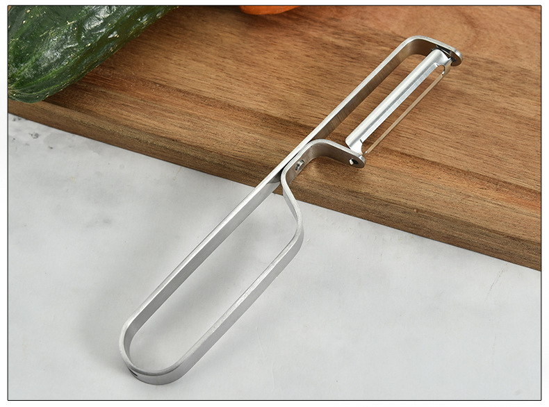 Factory Direct Sales 430 Stainless Steel Peler Paring Knife Creative Kitchen Gadget Fruit Peeling Knife Factory Direct Sales 430 Stainless Steel Peler Paring Knife Creative Kitchen Gadget Fruit Peeling Knife