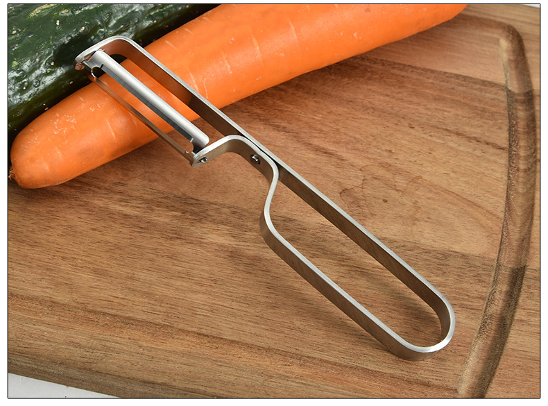 Factory Direct Sales 430 Stainless Steel Peler Paring Knife Creative Kitchen Gadget Fruit Peeling Knife Factory Direct Sales 430 Stainless Steel Peler Paring Knife Creative Kitchen Gadget Fruit Peeling Knife