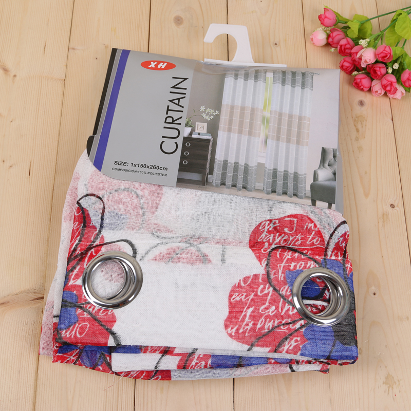Xinhao daily fashion household printed cotton curtain fabric 150*260