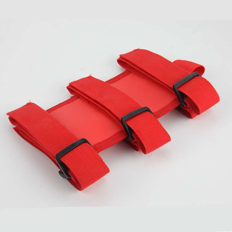 Applicable to Wrangler Modified Car Fire Extinguisher Fixed Strap Large Red (This Price Is Not Priced)