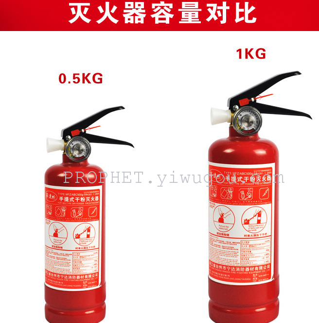 Essential for the annual inspection of dry powder fire extinguisher 0.5kg kg direct sales