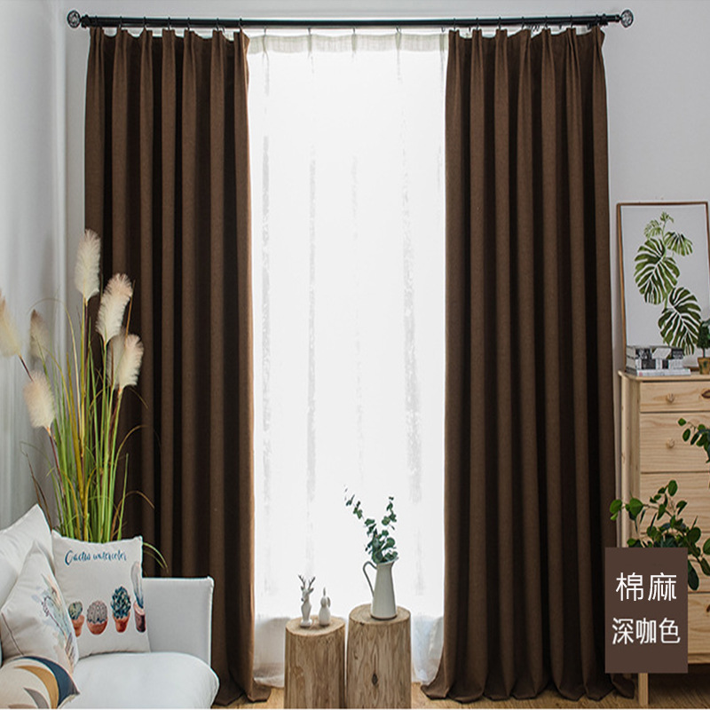 New style Nordic curtain fabric high shading sleeping room fabric art curtain meteor curtain wholesale and retail