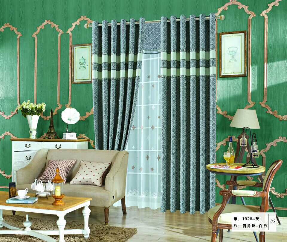 Modern simple custom curtain products shading pure color cotton and linen curtain fabric gauze curtain Nordic wind Modern simple custom curtain products shading pure color cotton and linen curtain fabric gauze curtain Nordic wind