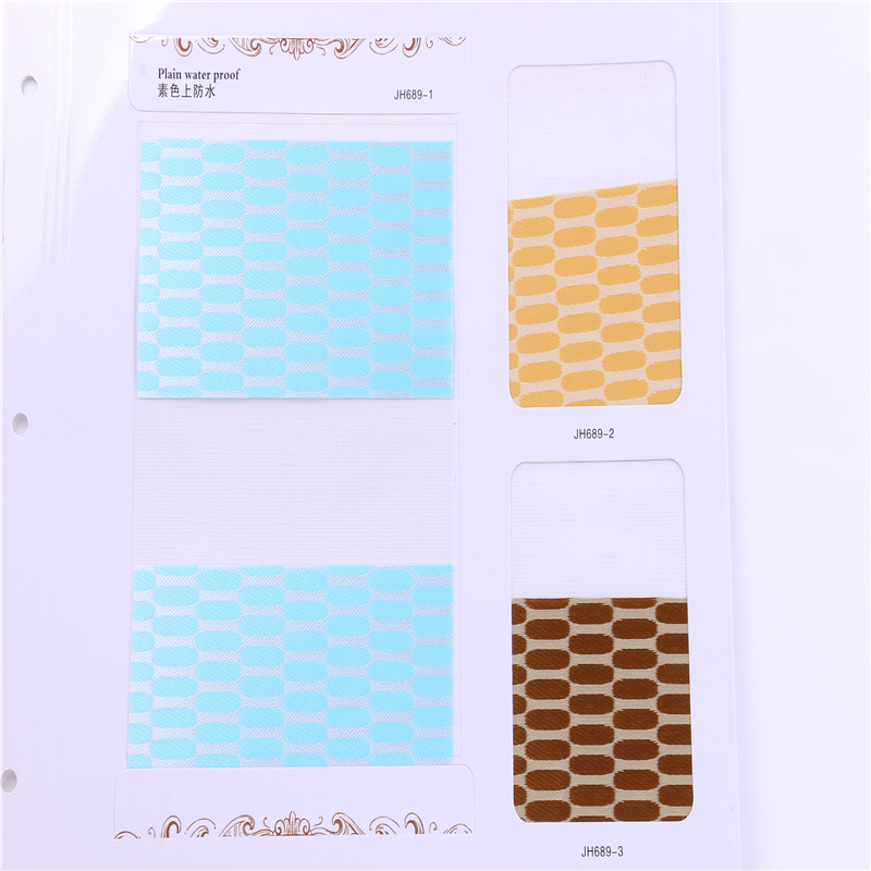 Factory Direct Supply Plain Waterproof Soft Gauze Curtain Fabric Living Room Bedroom Double Layer Room Darkening Roller Shade Bathroom Bathroom