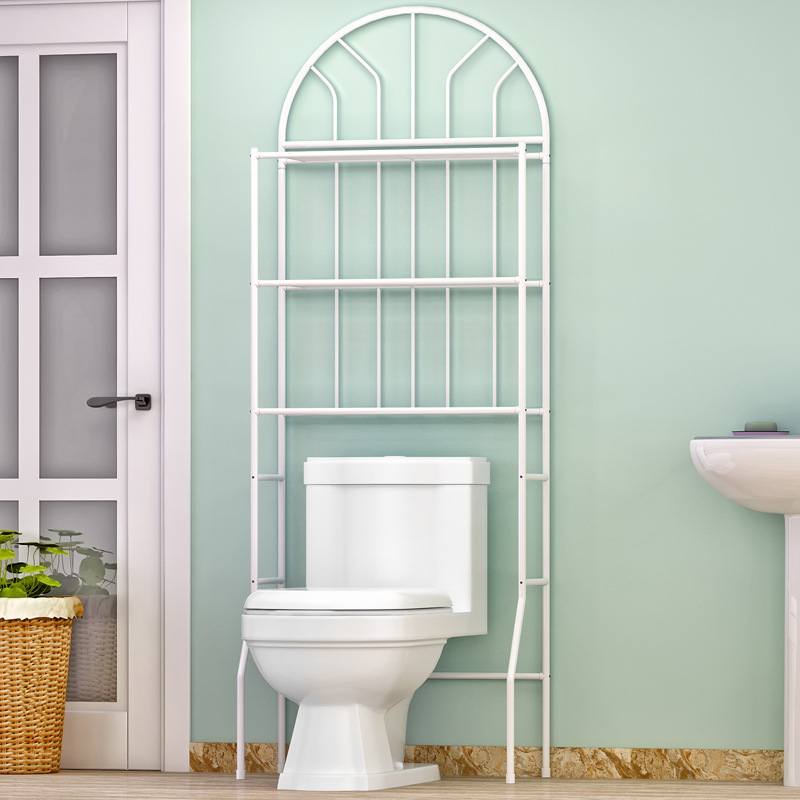Toilet Toilet Rack Bathroom Toilet Shelf Floor-Standing Wall-Mounted Storage Rack