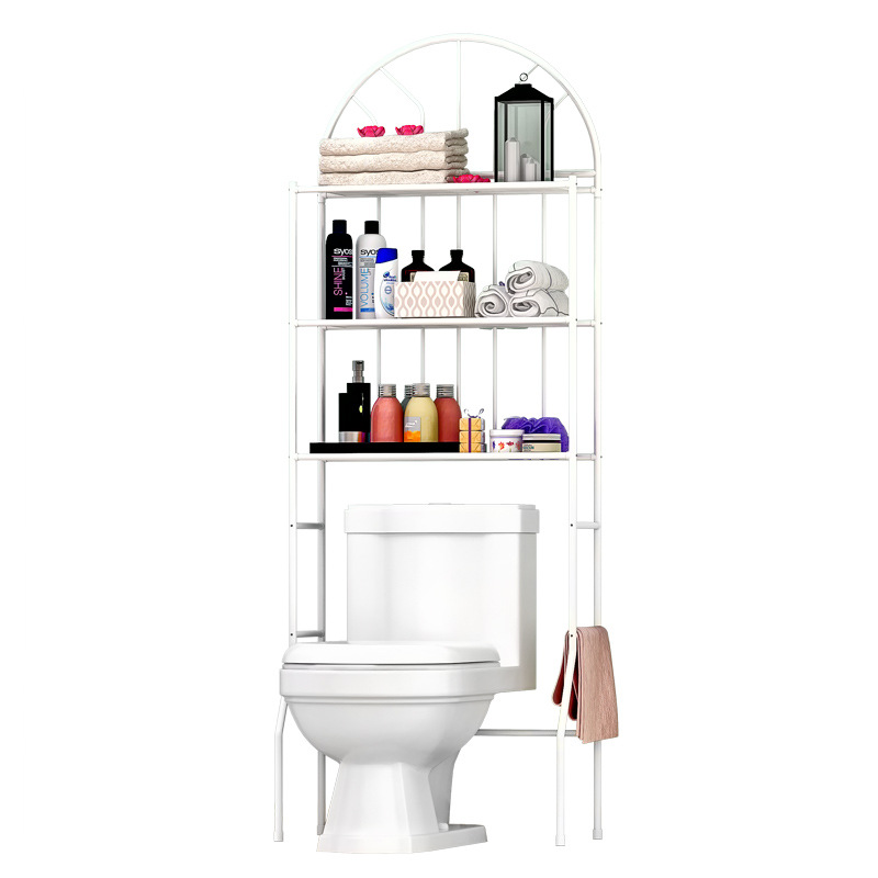 Toilet Toilet Rack Bathroom Toilet Shelf Floor-Standing Wall-Mounted Storage Rack