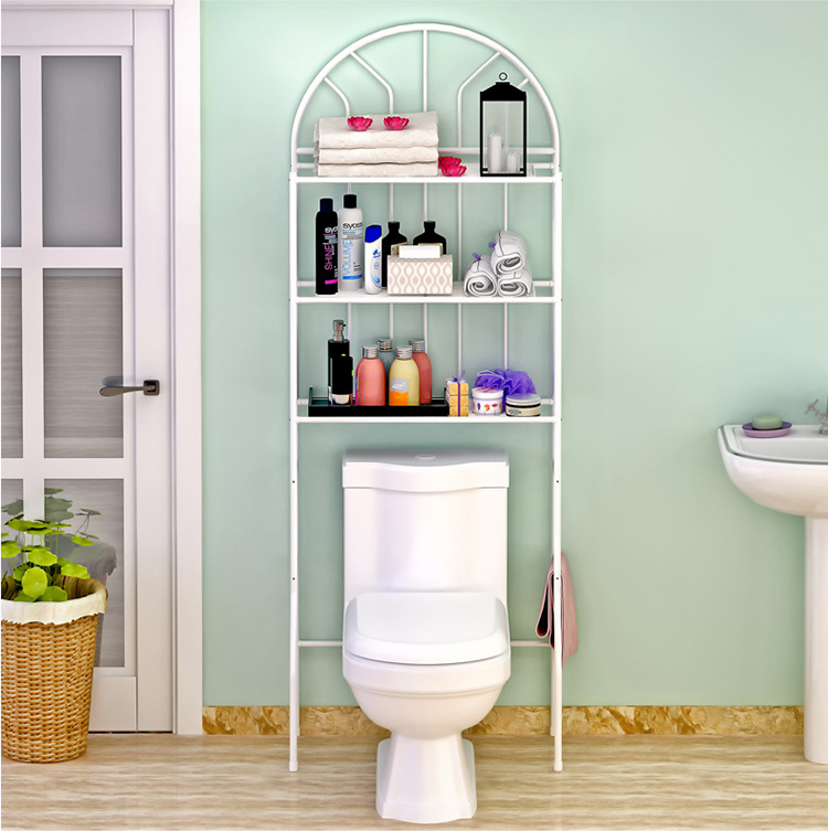 Toilet Toilet Rack Bathroom Toilet Shelf Floor-Standing Wall-Mounted Storage Rack Toilet Toilet Rack Bathroom Toilet Shelf Floor-Standing Wall-Mounted Storage Rack