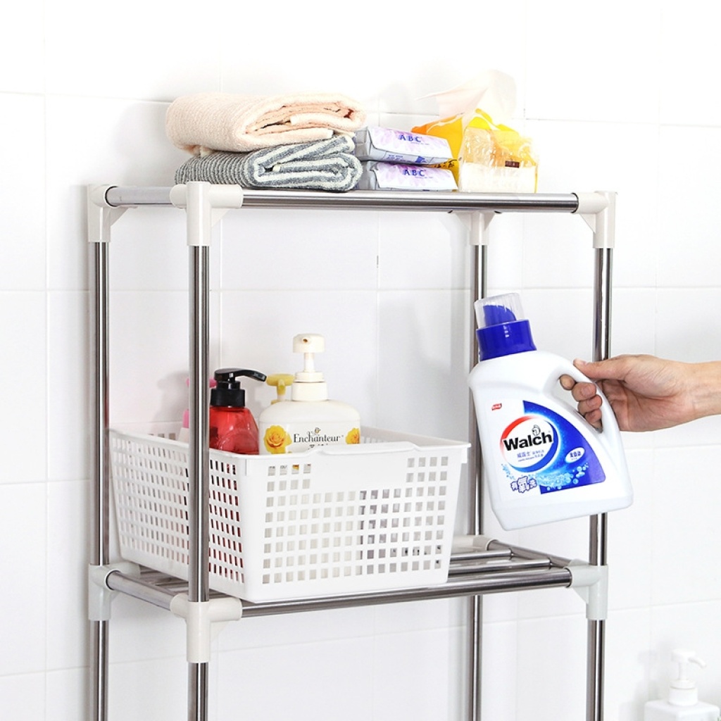 Bathroom Toilet Function Toilet Rack Storage Rack Toilet Organizing Rack Floor Washing Machine Stand Shelf