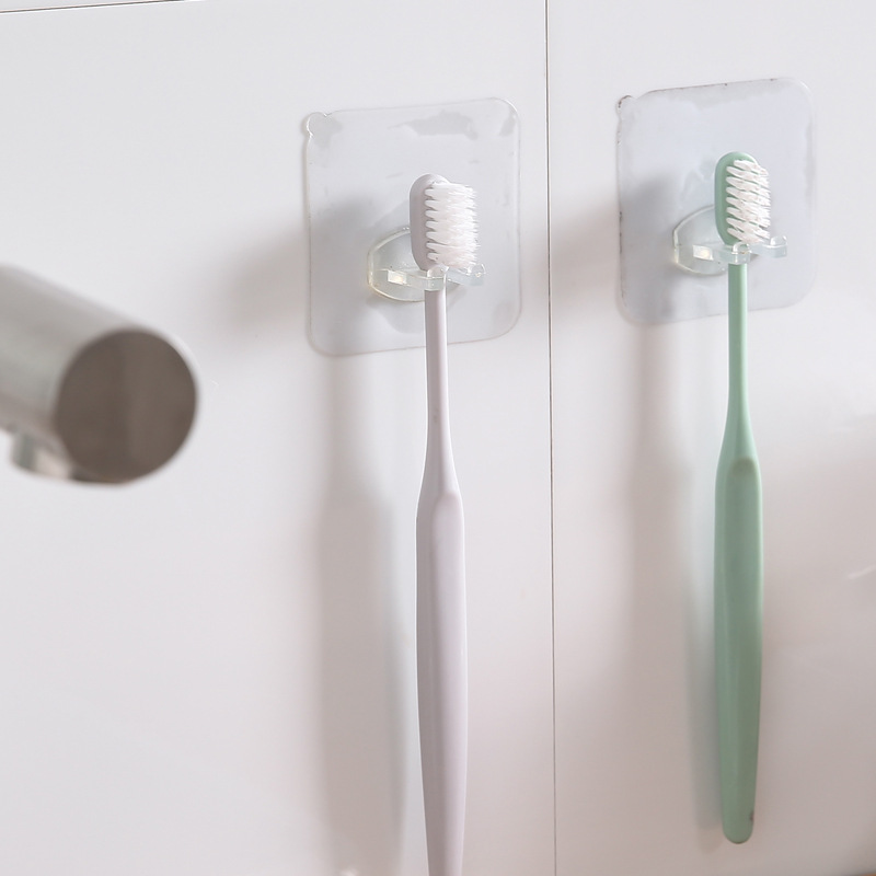 Hum Good Design Taiwan Wall-Mounted Bathroom Rack Hook for Toothbrush Brushing and Face Washing Tooth-Cleaners Shelf Hook
