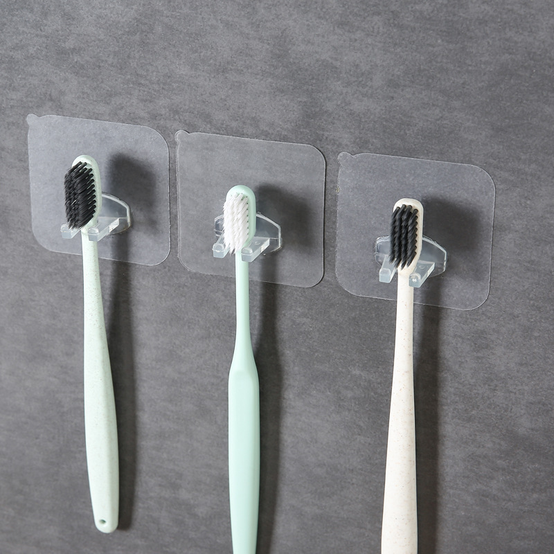 Hum Good Design Taiwan Wall-Mounted Bathroom Rack Hook for Toothbrush Brushing and Face Washing Tooth-Cleaners Shelf Hook Hum Good Design Taiwan Wall-Mounted Bathroom Rack Hook for Toothbrush Brushing and Face Washing Tooth-Cleaners Shelf Hook