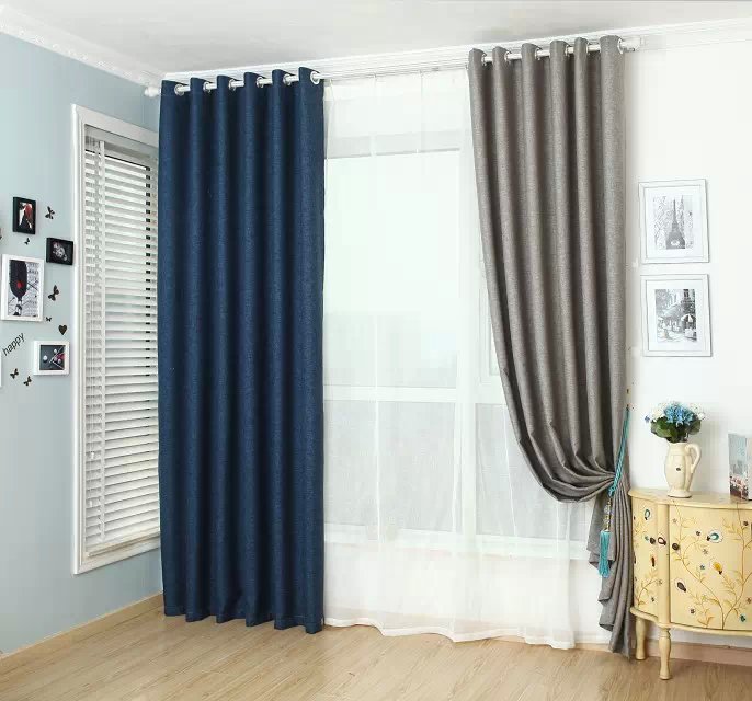 Linen curtain fabric works shade cloth customized foreign trade products Linen curtain fabric works shade cloth customized foreign trade products
