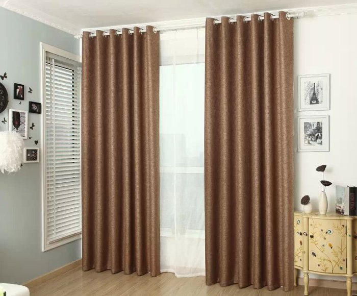 Linen curtain fabric works shade cloth customized foreign trade products Linen curtain fabric works shade cloth customized foreign trade products