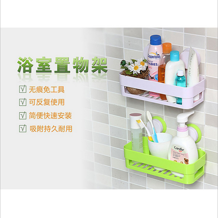  foreign trade domestic creative bathroom shelf candy color single layer bathroom rack large quantity favorably