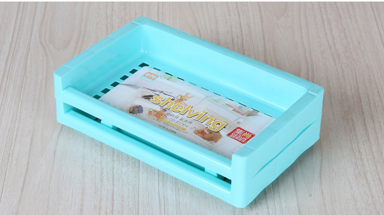 Factory in Stock Wholesale Kitchen Mini Two-Layer Shelf Plastic Seasoning Shelf Bathroom Shelf