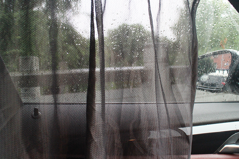 Car Side Window Shading Mesh Curtain Sun Shield Car Adhesive Pad Sunshade Window Sunshield Heat Insulation Side Shield
