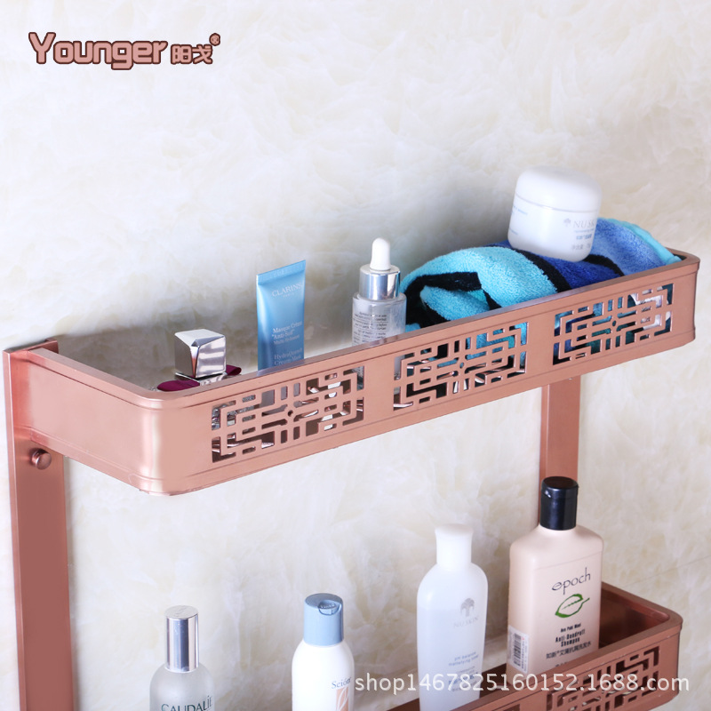 Bath Towel Rack Alumimum Chinese Retro Towel Rack Flower Alumimum Rose Gold Aluminum Plate Bathroom Shelf Bath Towel Rack Alumimum Chinese Retro Towel Rack Flower Alumimum Rose Gold Aluminum Plate Bathroom Shelf