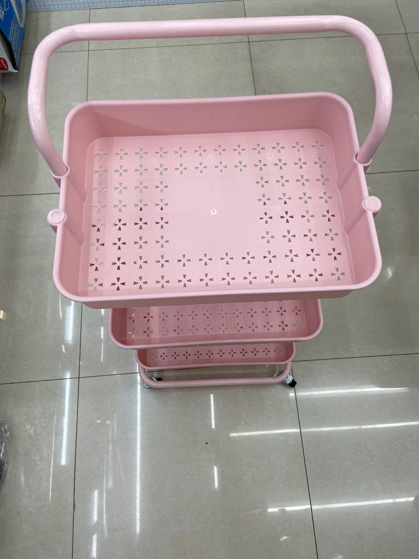 Storage Rack Bathroom Trolley Mobile Simple Kitchen Finishing Shelf Living Room Storage Trolley Storage Rack Bathroom Trolley Mobile Simple Kitchen Finishing Shelf Living Room Storage Trolley
