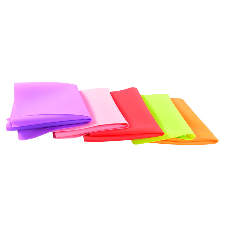 Silicone Dough Kneading Flour Mat Non-Slip Mat Children's Solid Color Western-Style Placemat Heat Insulation Potholder Rectangular Mouse Pad