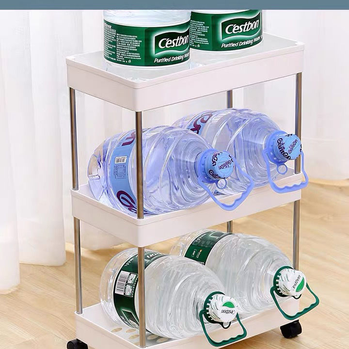 [Multifunctional Pulley Storage Rack] Kitchen Shelf Kitchen Crack Use the Bedroom to Organize Bathroom Storage