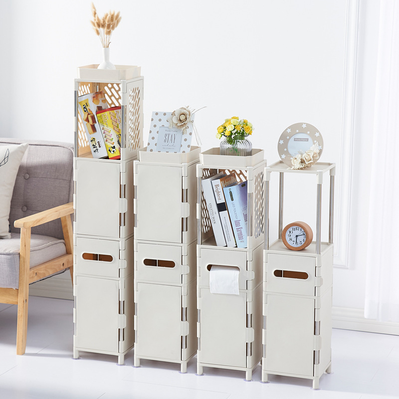 The Bathroom kitchen shelf is Elite Bathroom floor storage shelf