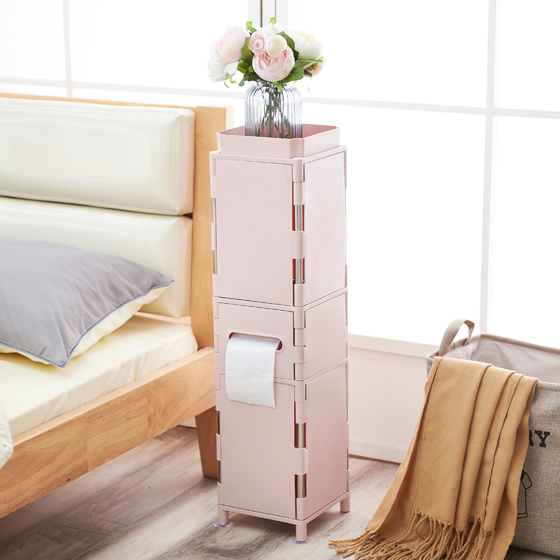 The Bathroom kitchen shelf is Elite Bathroom floor storage shelf