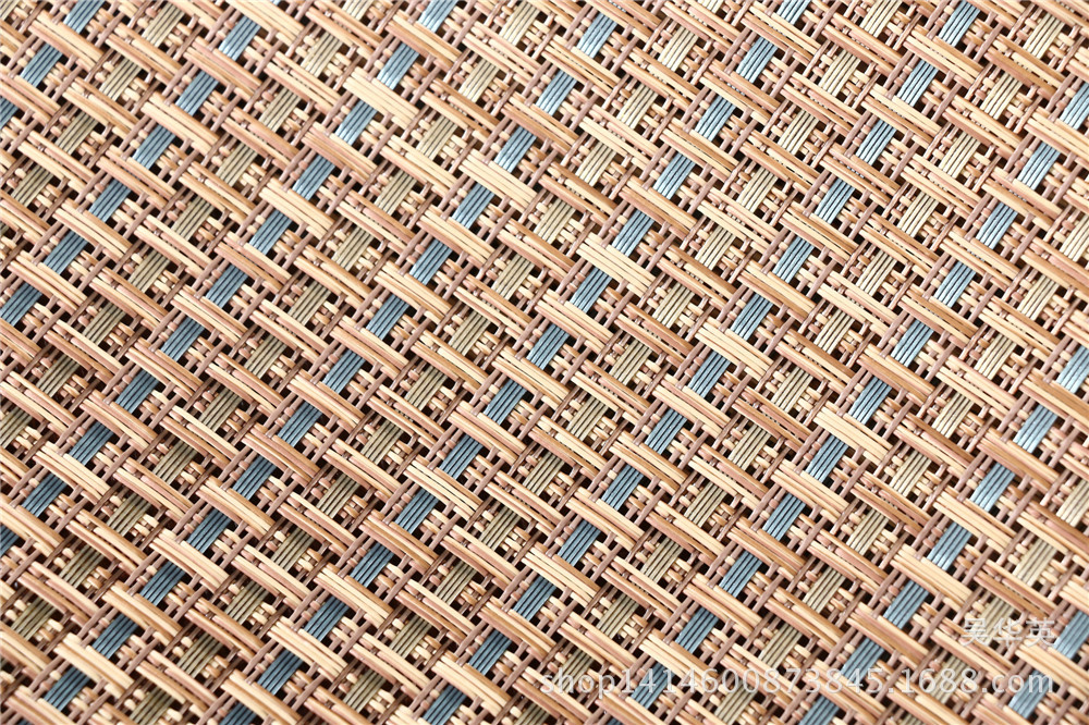 30*45 manufacturer direct selling hotel PVC woven heat insulation pad simple and fashionable pure color cup cushion for the anti-skid.