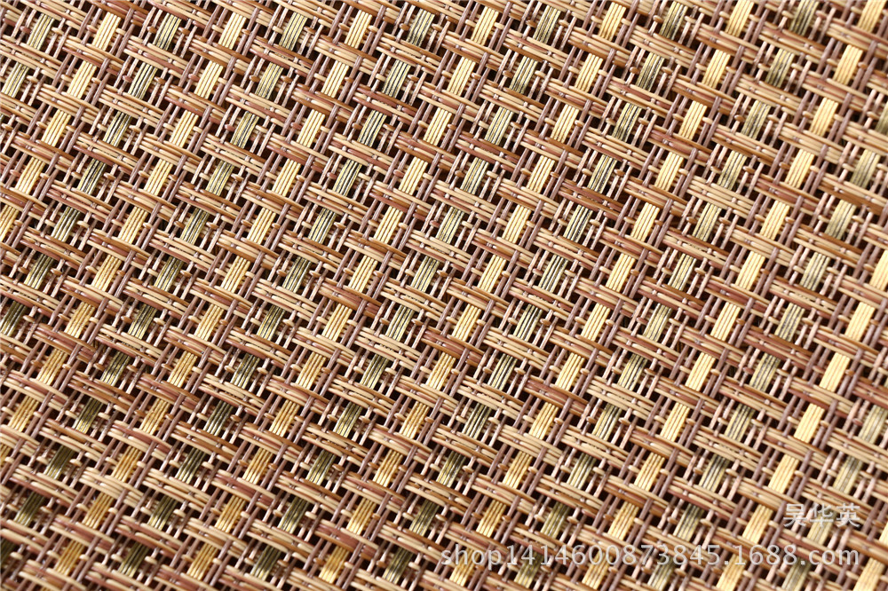 30*45 manufacturer direct selling hotel PVC woven heat insulation pad simple and fashionable pure color cup cushion for the anti-skid.