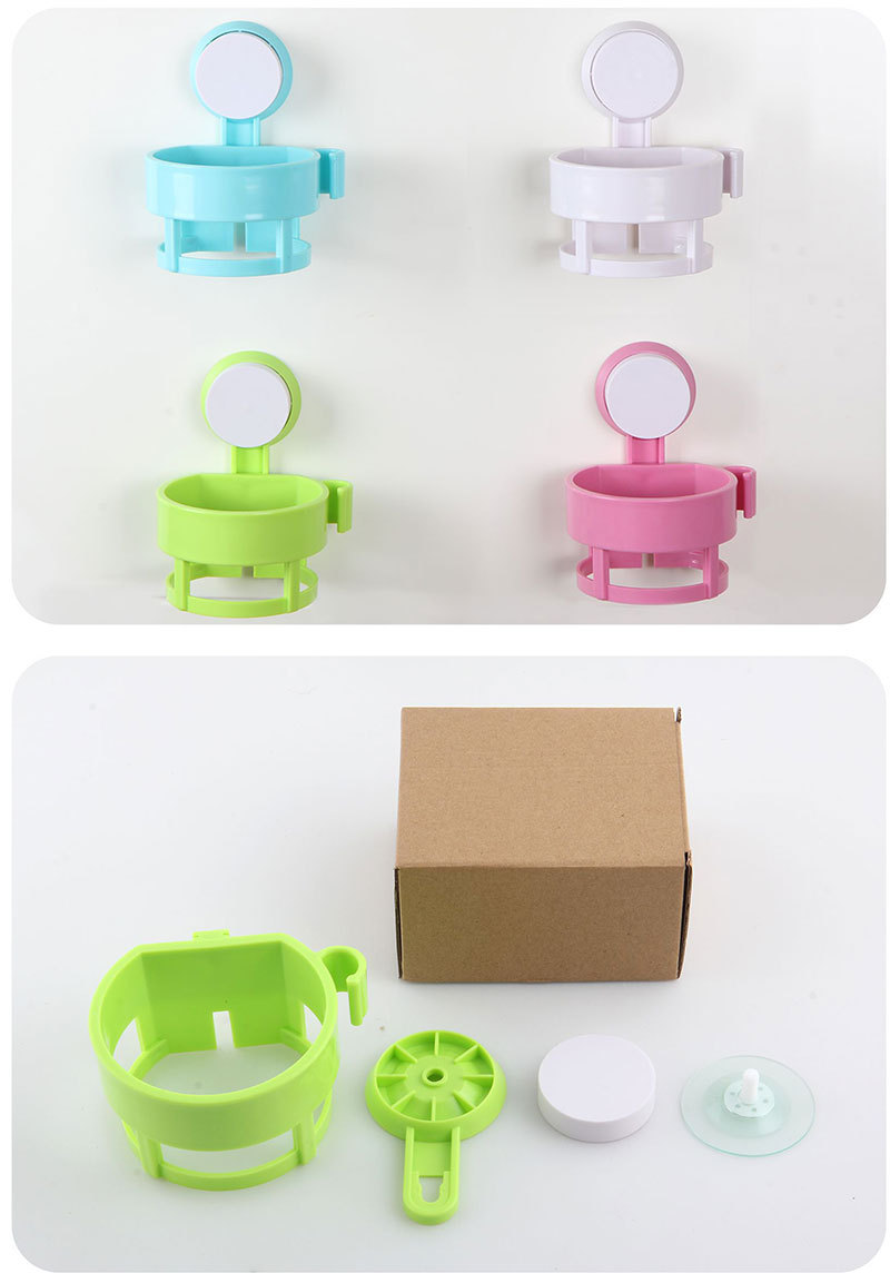 Wholesale creative multifunctional bathroom bathroom shelf rotary strong suction cup household electric hair dryer rack
