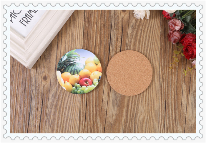 Wood Printing Teacup Mat Insulation Pad Coffee Cup Mat Water Cup Cup Holder Heat Shielding Pad Tea Ceremony Accessories